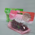 Fresh Grapes Packaging Bags With Zip Locks Plastic Poly Bag For Grape/Fruits/Vegetables Packaging Cpp Bag